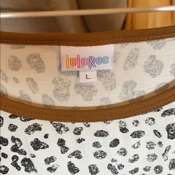 LulaRoe RARE leopard cheetah Julia dress - Picture 3 of 4